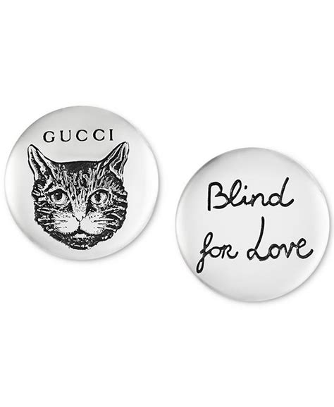 gucci gatto ring|blind for love gucci earrings.